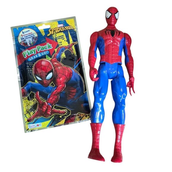 Spiderman Action Figure With Activity Pack - Picture 1 of 2